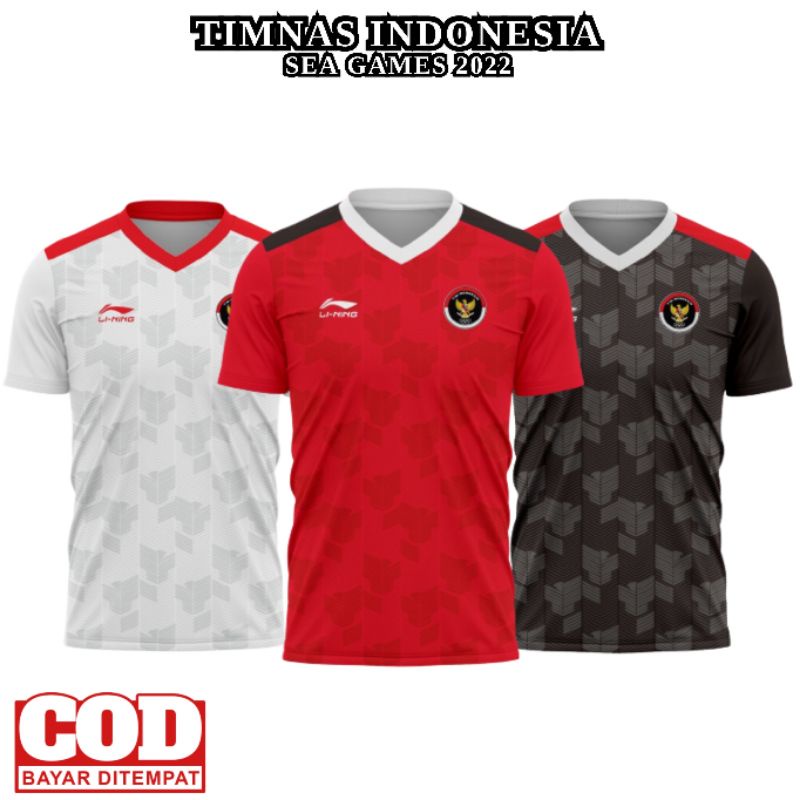 Jersey Timnas Indonesia SEA GAMES 2021+2022 Free nickname