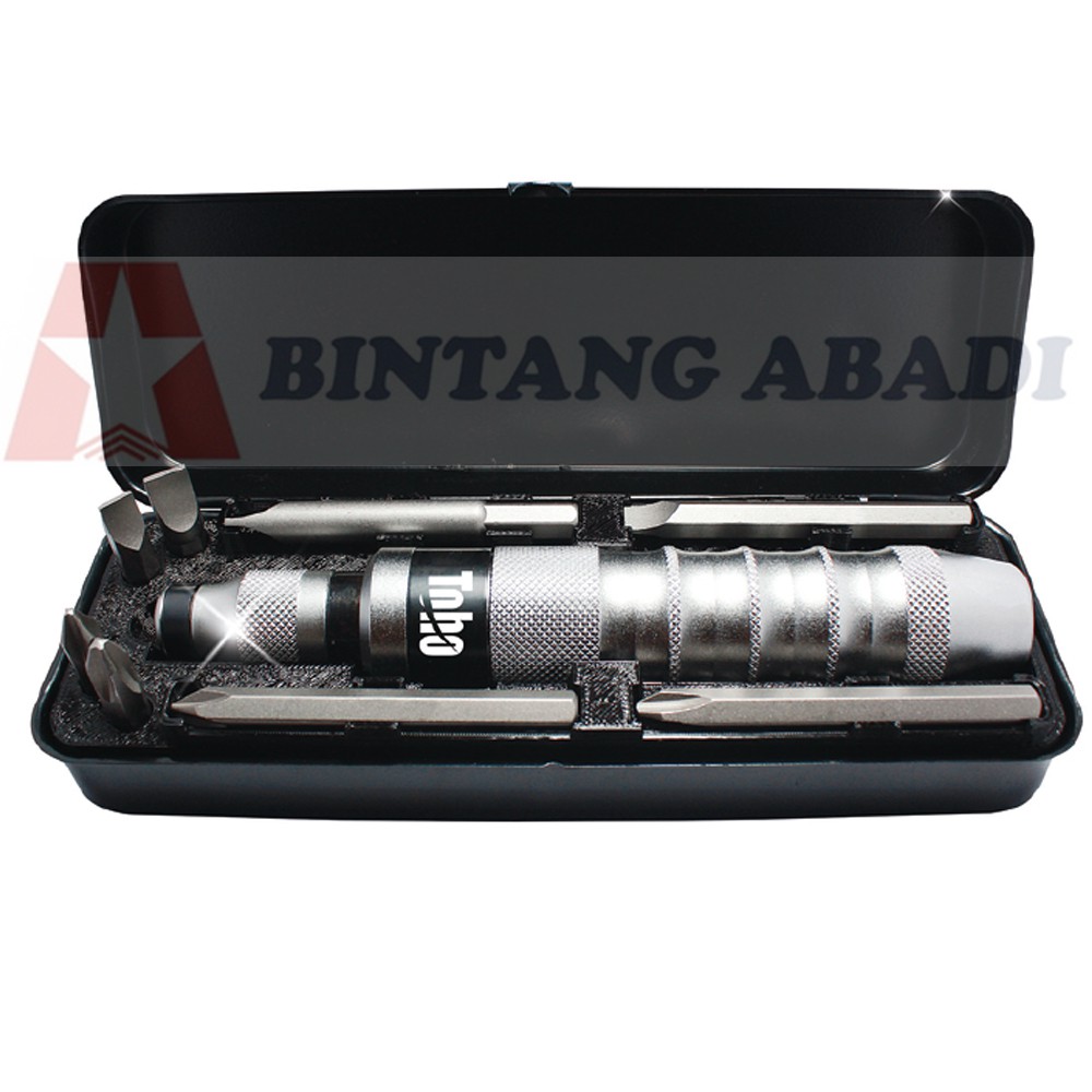 Toho Obeng Ketok Set 9 Pcs / Impact Driver + Box (JAPAN QUALITY)