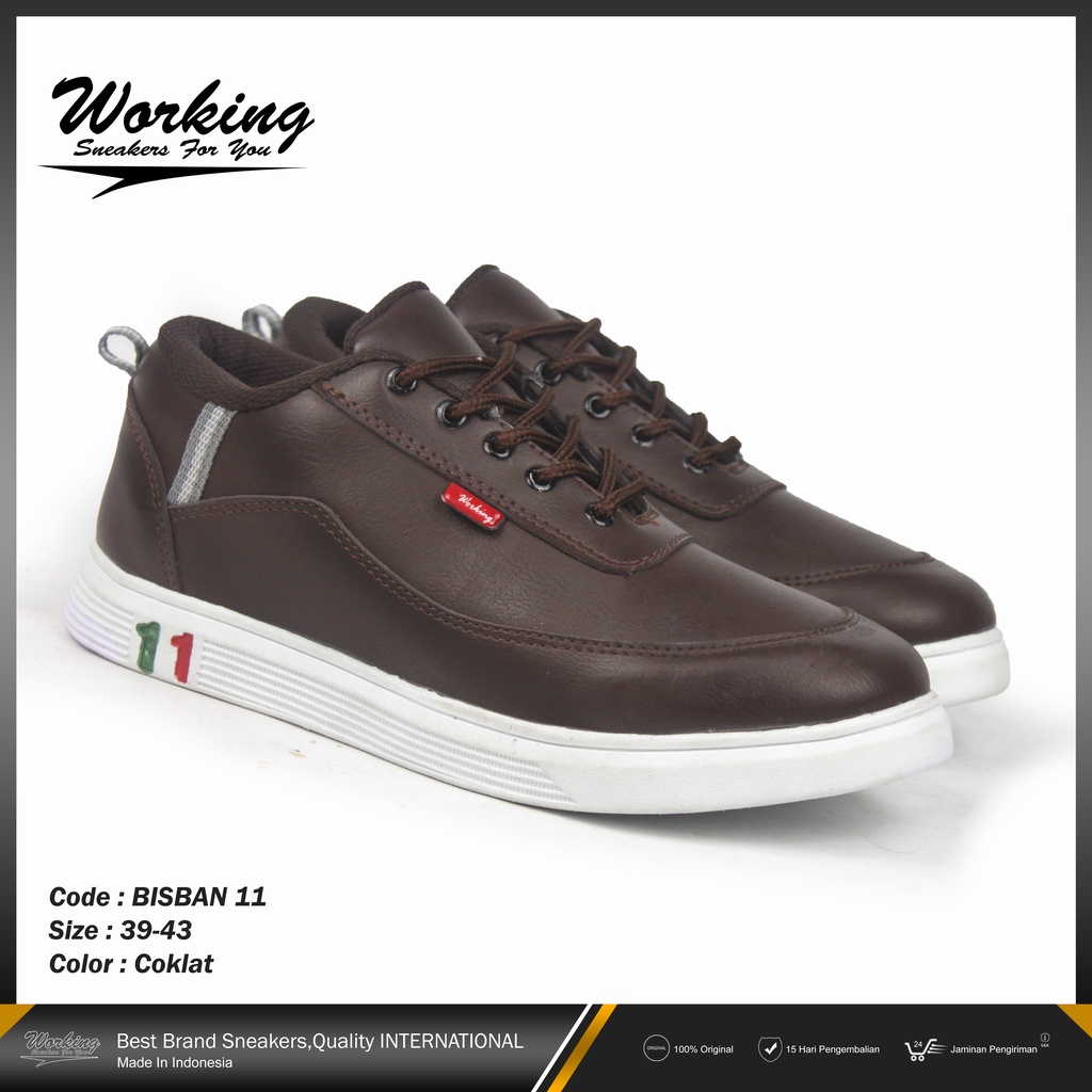 Working Sneakers For You Sepatu Kasual Bisban 11 Original