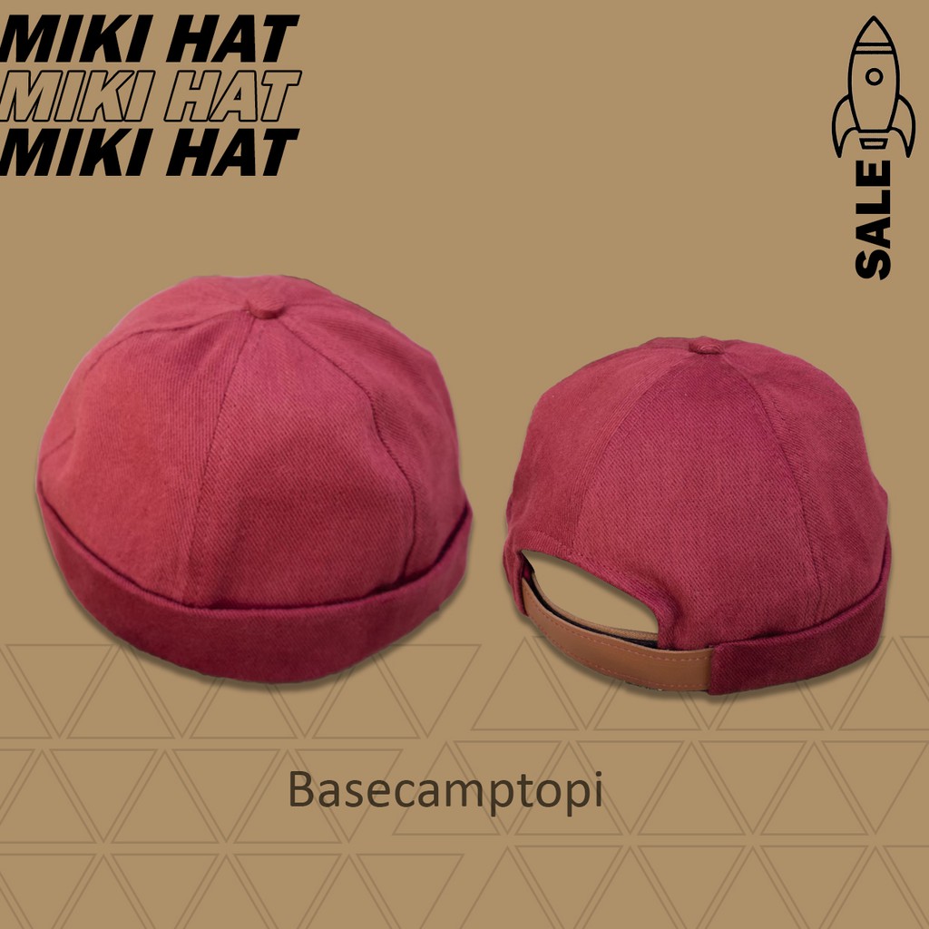 Topi Peci Miki Hat Polos Premium Dewasa Dan Anak