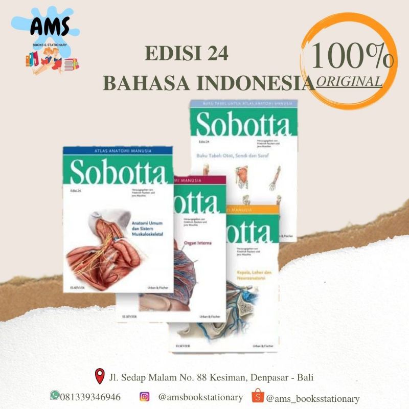 SOBOTTA ED 24 BHS INDONESIA SATU SET