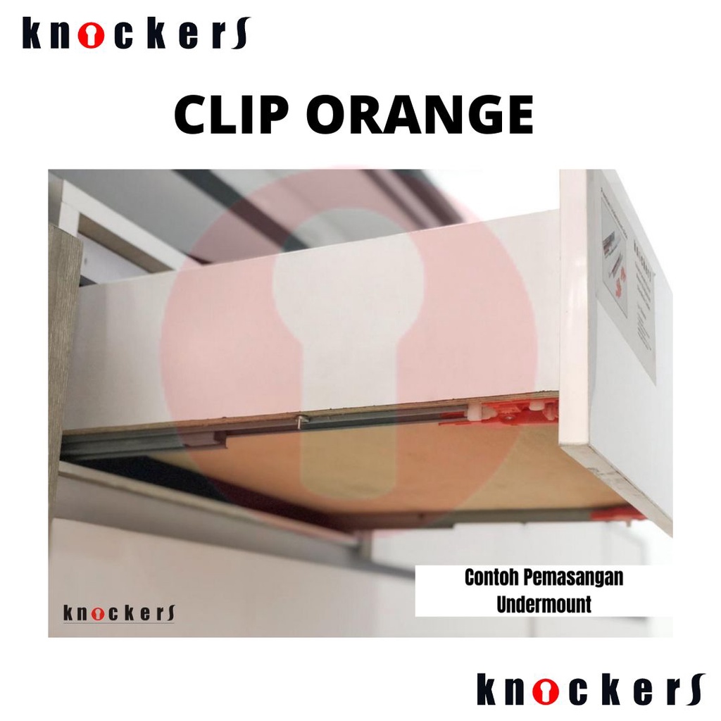 Knockers Clip Orange Rel Laci Undermount
