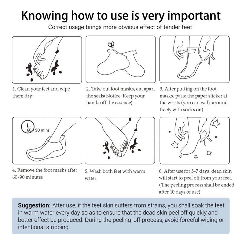LANBENA Foot Peeling Mask Masker Kaki