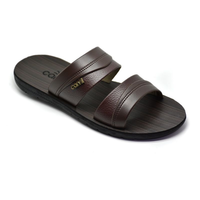 Terbaru sandal casual pria CARVIL FERGUSO-M 02 DK.BROWN ORIGINAL TOP EDISI