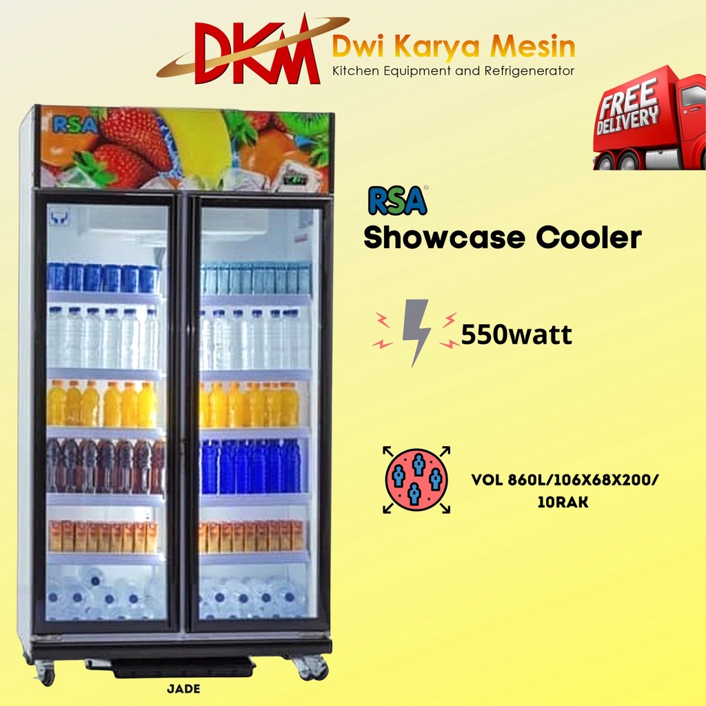 Showcase Cooler RSA JADE/ Pendingin minuman