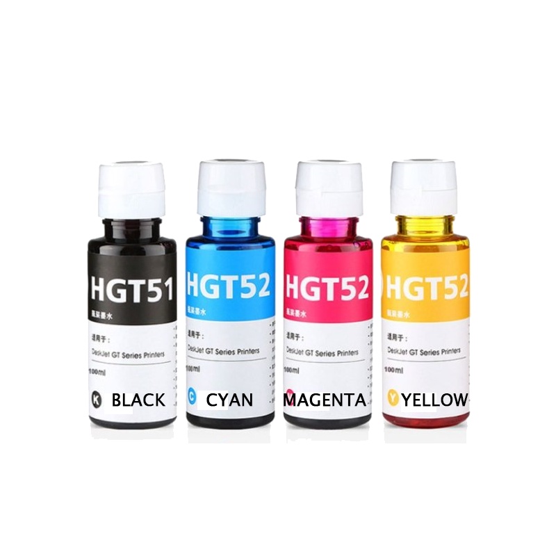 TINTA REFILL HP GT51 GT52 5810 5820 SET Pengganti Original Ink Bottle