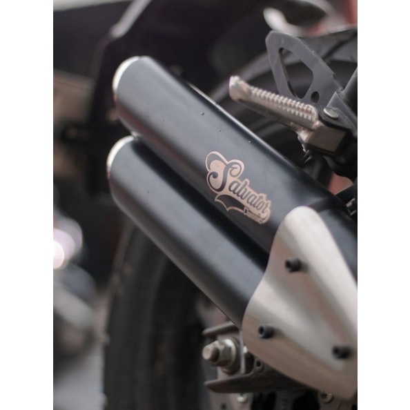 Knalpot XSR 155 Double Bamboo Suara Ngebass Enak