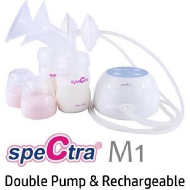 Spectra M1 Double Breast Pump (Double Pompa Asi) BONUS 4Pcs Breast Pad - Ex Kado (BARU)