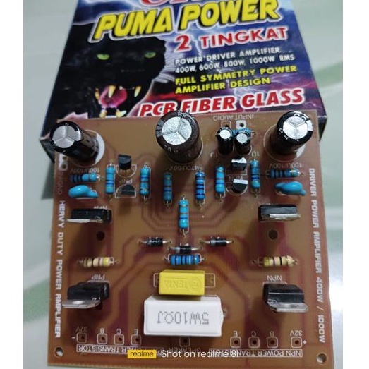 Driver power 2 tingkat pcb fiber CRF By vacco.