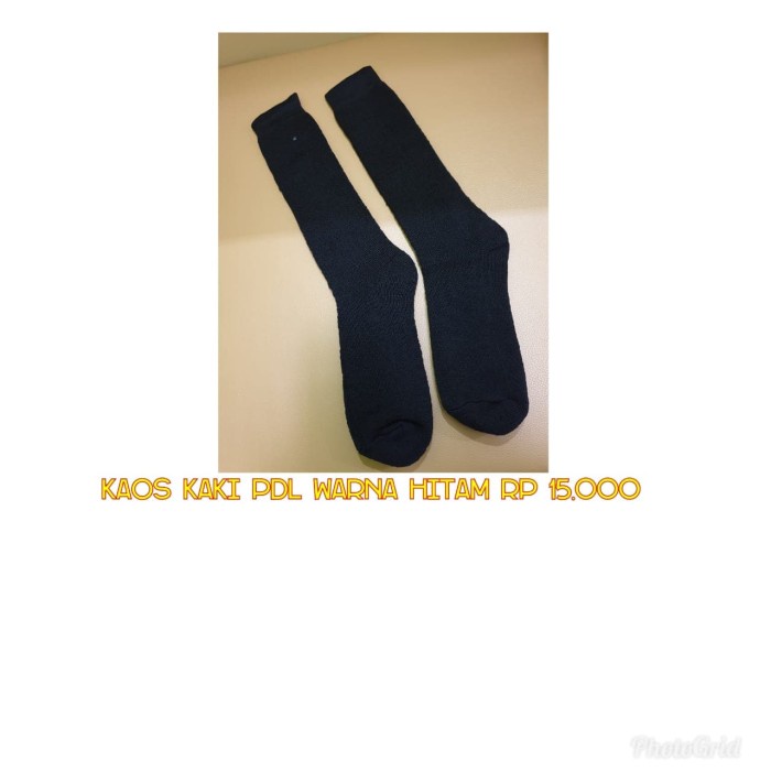 Kaos kaki hitam PDL/linmas/satpam/security