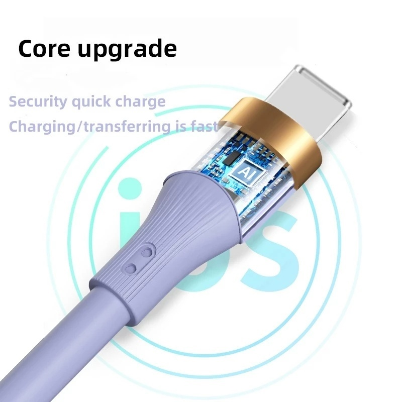 Kabel Data / Charger USB Tipe C 120W Ekstra Tebal Fast Charging