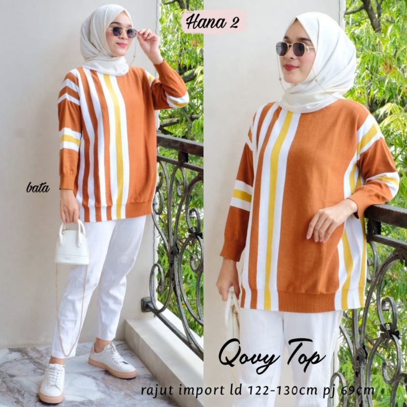 QOVY TOP / BLOUSE RAJUT by HANA