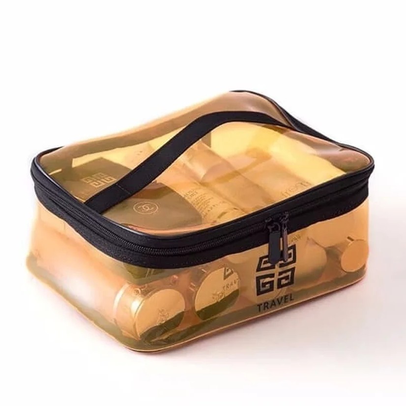 Tempat Penyimpanan Tas Kosmetik Make Up Traveling Organizer Pouch Unik Sabun Mandi Shampo Simpan Bar