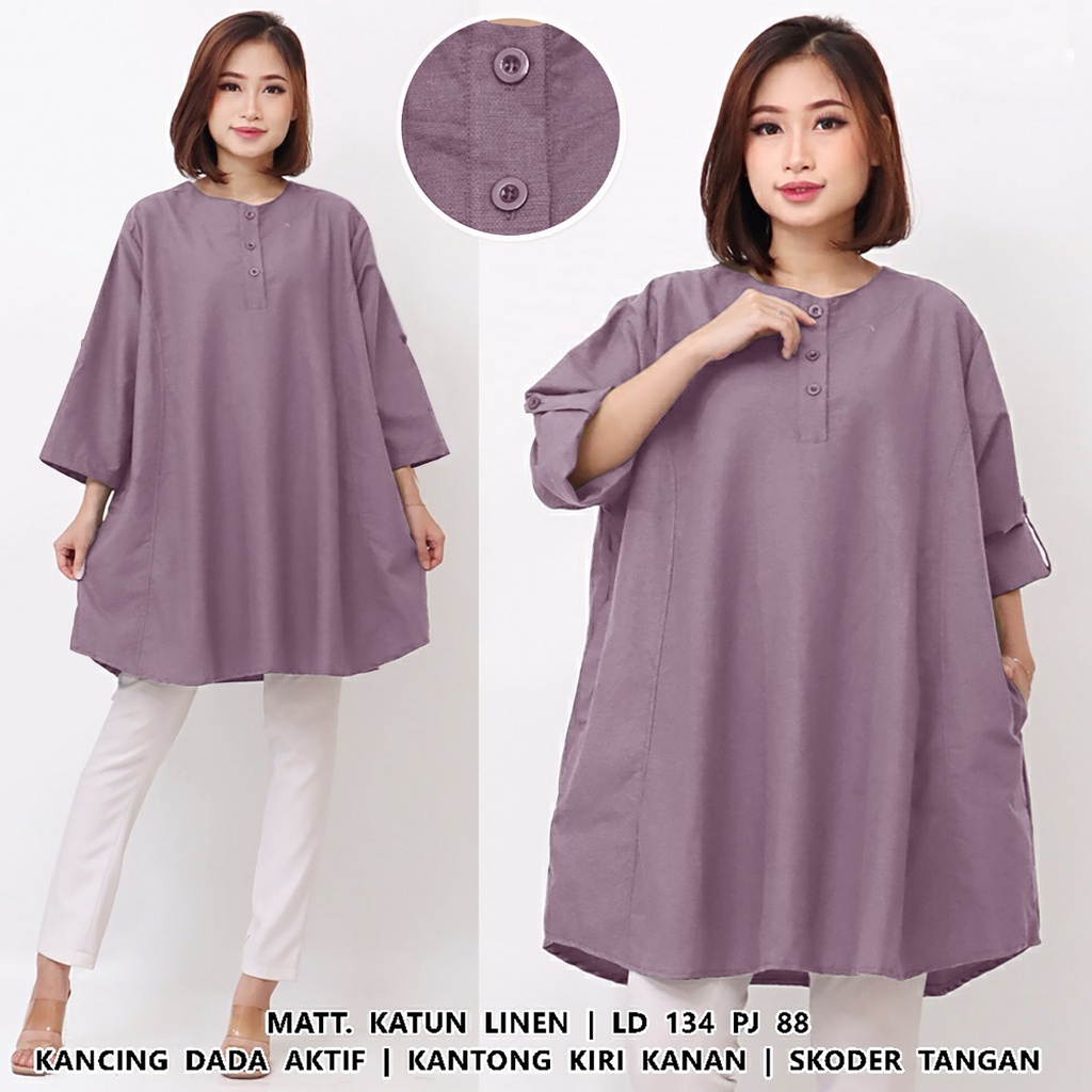 ZRS Dress JUMBO XXXL BIG SIZE Fiona UK XXXL LD 134 CM PJ 88 CM Katun Supernova PREMIUM