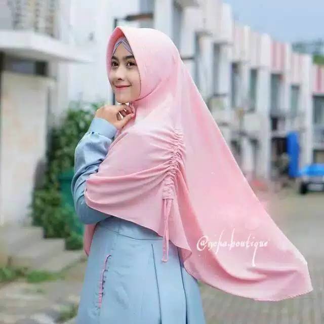 GS Khimar Jumbo Serut Kanan Kiri Syar'i