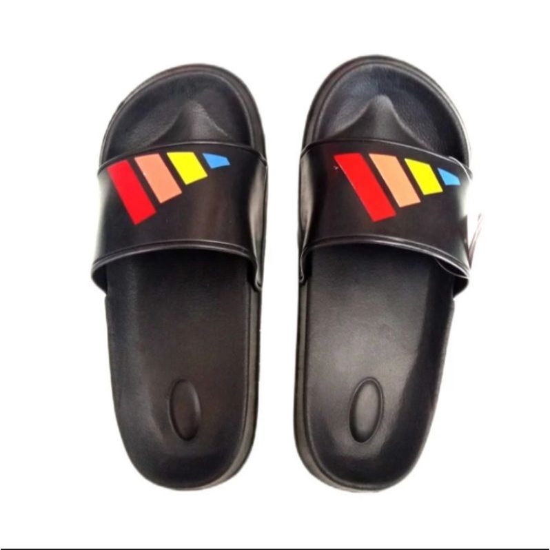 Sandal cowok selop hitam ukuran jumbo