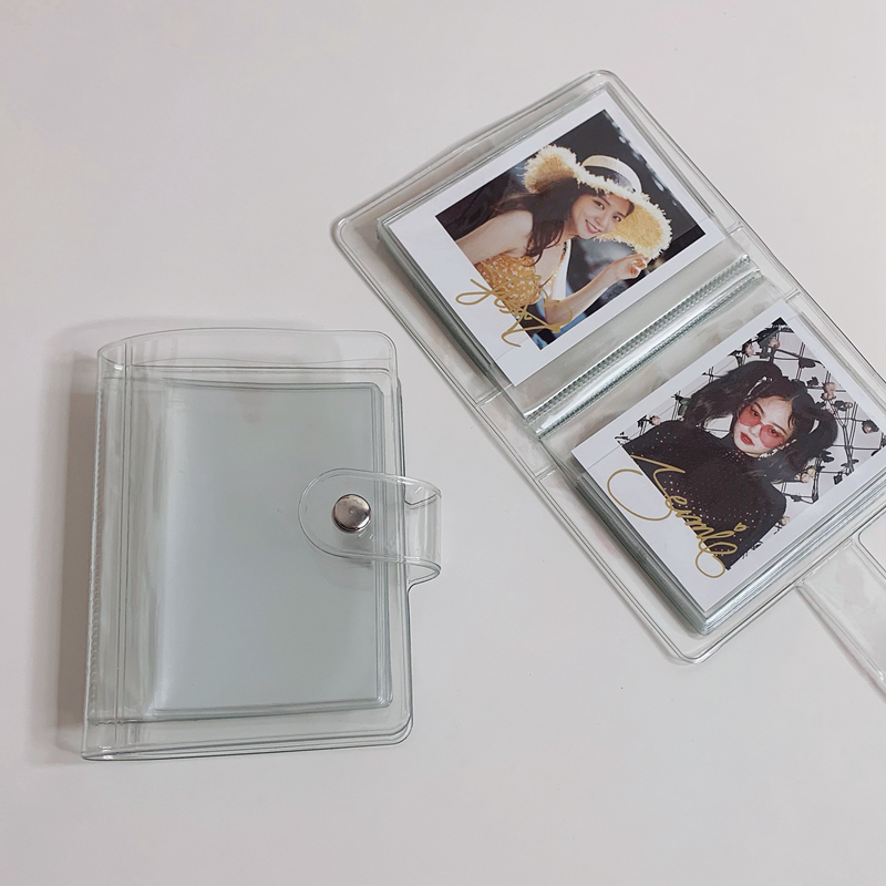 Ins simple transparent photo album 3 inch Postcard Polaroid star photo card to store this star chasing girl