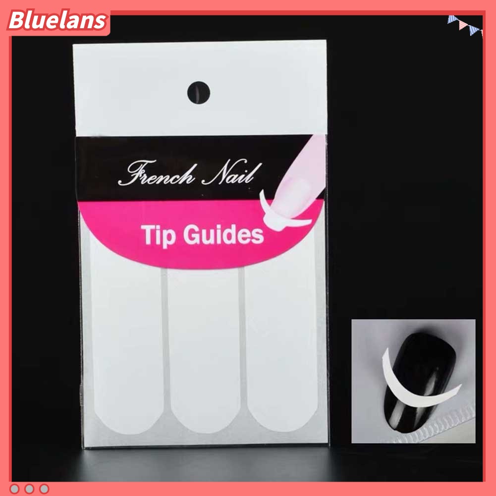 [Bayar Di Tempat][bluelans] 240pcs Tape Stiker Pemandu Ujung Kuku untuk Manicure DIY