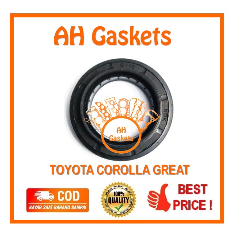 Oil Seal Pinion Toyota Corolla Great Seal Roda Toyota Great Corolla Seal Gardan Toyota Corola Great 