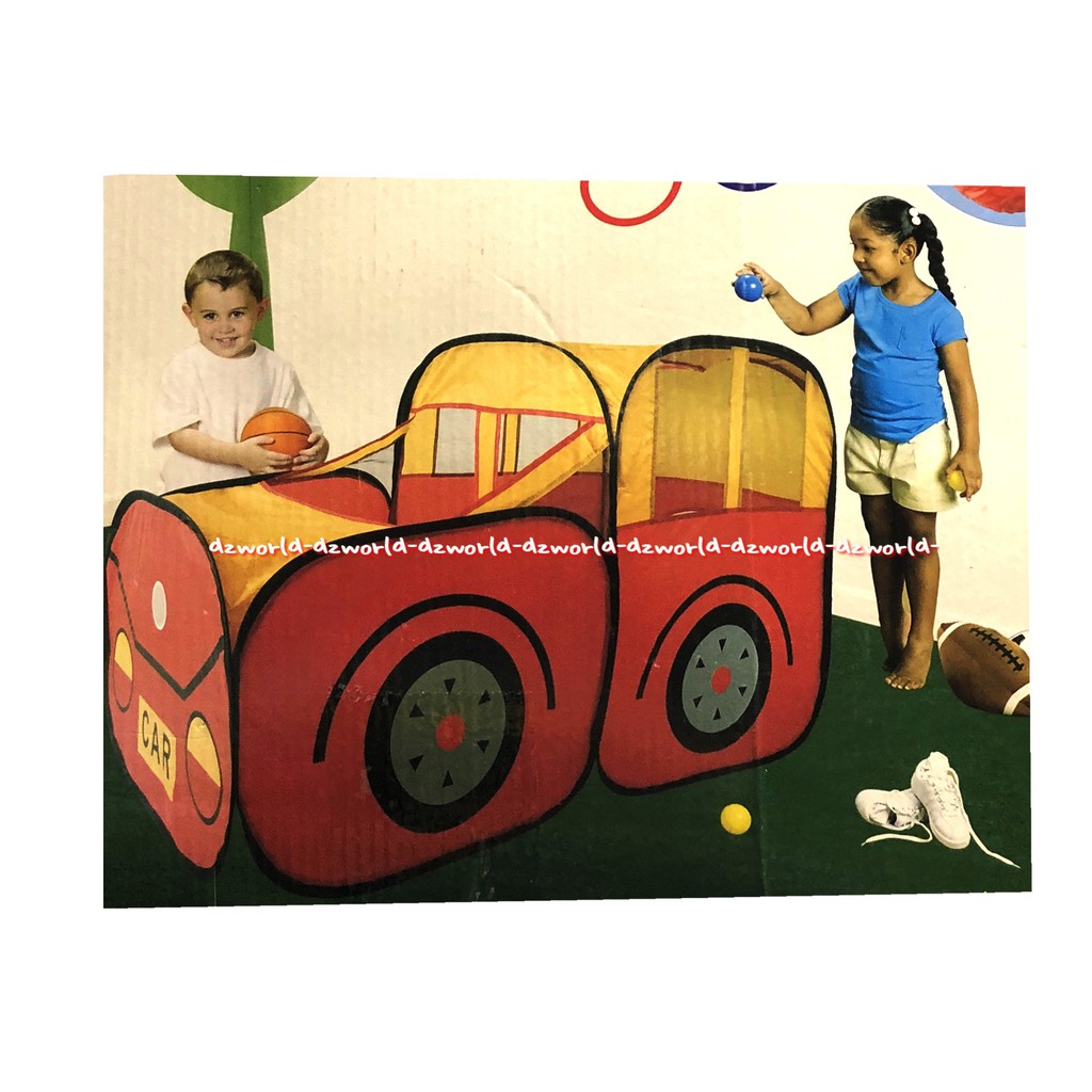 Kiddy Fun Tent Children Train Tenda Lipat Bermain Model Kereta Api