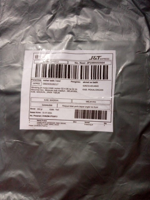 Gamis Batik Manggar, Padi, Sekar, Cantik, Kubis, Kipas, Daun