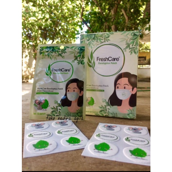 Freshcare Eucalyptus isi 12 patch || pelindung masker || aromatherapy || freshcare asli || mask patch || mask patch asli