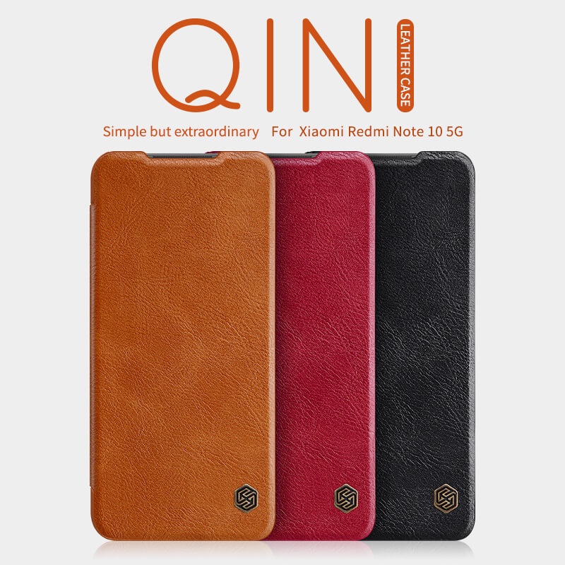 Nillkin Qin Series Leather case for Xiaomi Redmi Note 10 5G