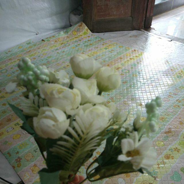 Bunga Artificial Rose Setangkai Buket Dekorasi Ruangan - Af28