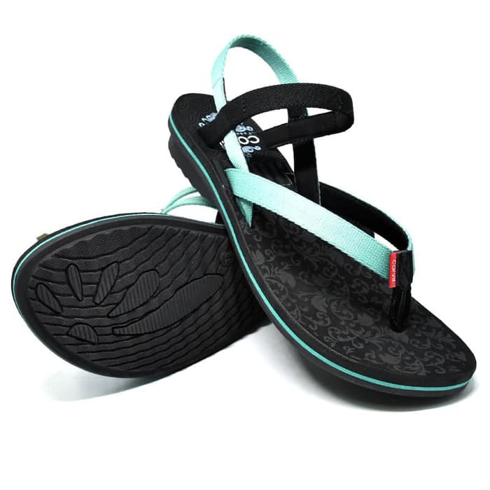 Sandal Gunung Wanita Carvil TULIP 04 GL BLACK TOSCA