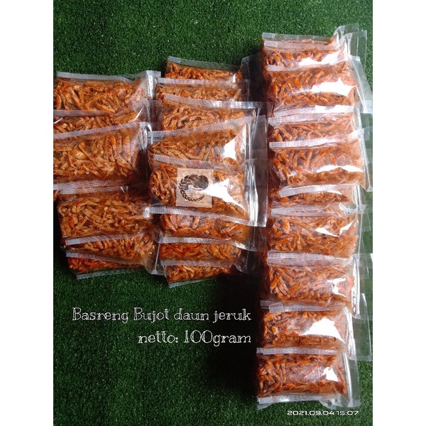 Basreng stick bumbu bujot basah Daun jeruk 100gram LaelShop-6
