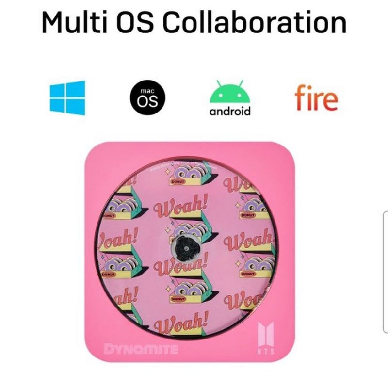 DP BTS DYNAMITE OS CD DVD PLAYER