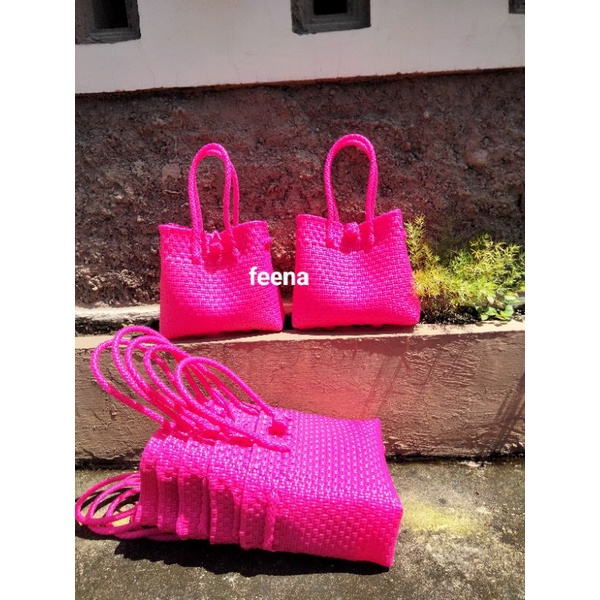 tas anyaman jali 2 garis kualitas export