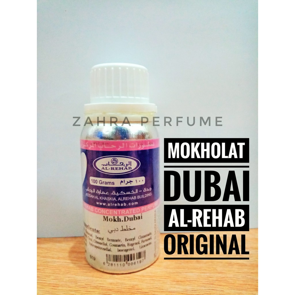 PARFUM AL REHAB MOKHALAT MUKHALAT DUBAI ORGINAL 100 ML