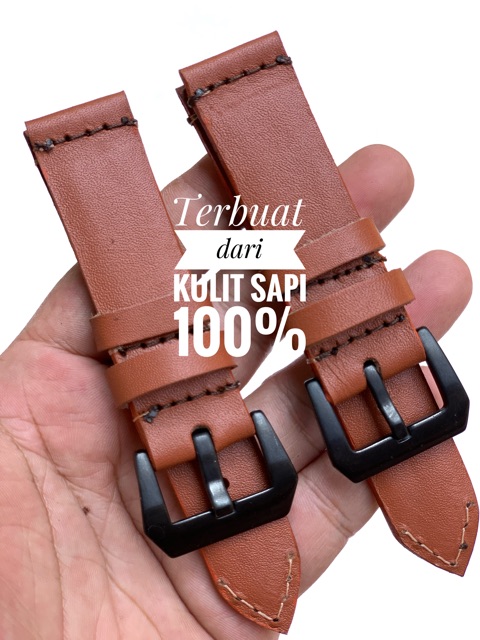 Strap Tali Jam Tangan Kulit Sapi Asli tahan lama berkualitas