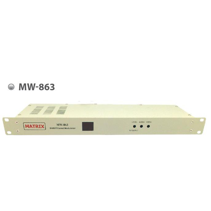 BARU Matrix Fixed Modulator MW863 1 Channel Video VHF UHF