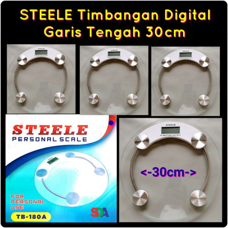 Steele Timbangan Digital TB-180A Garis Tengah 30cm