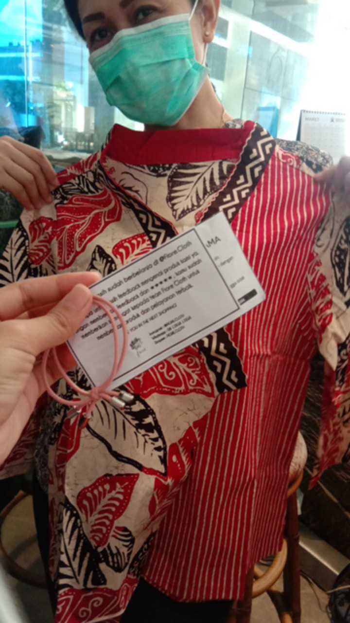 Fiorecloth - 409 Blouse Batik Atasan Batik Wanita 406 430 431 433 441