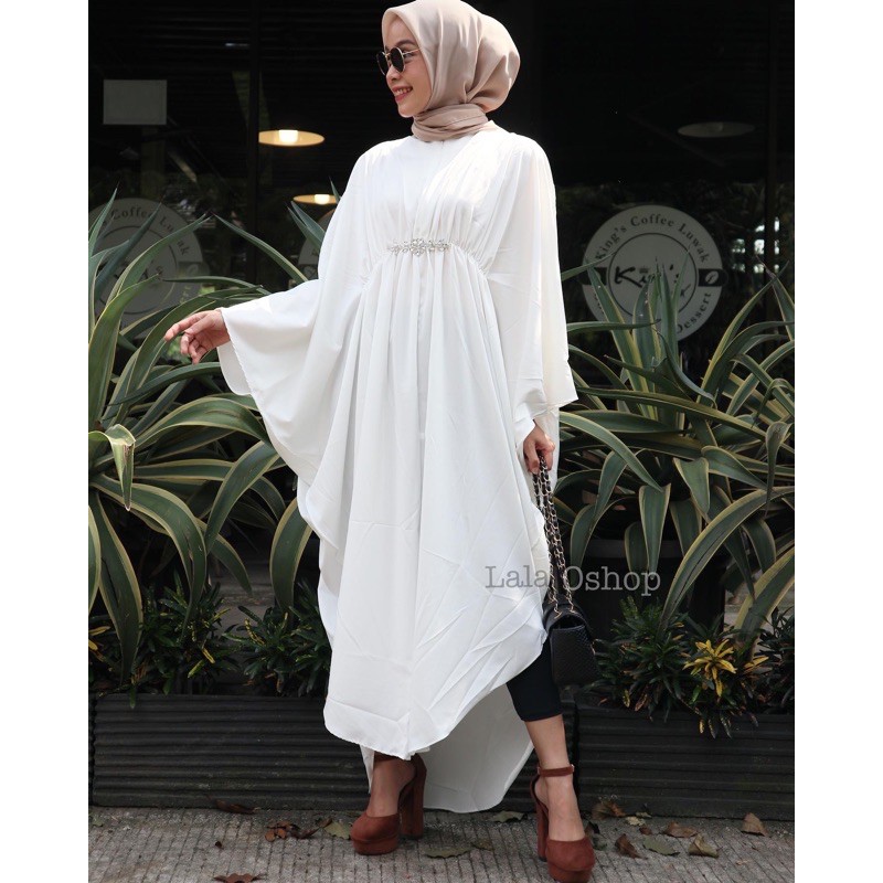 Keanu Diamon Kaftan | Kaftan Cantik Polos Mewah Premium allsize kembaran dress panjang