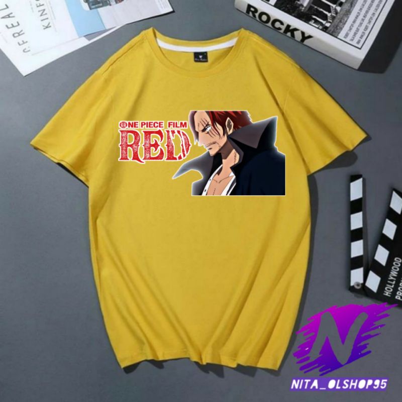 kaos anak akagami no shanks baju anak one piece film red