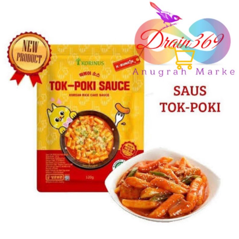 

Korinus Tokpoki Sauce / Tteokbokki Sauce / Toppoki Sauce Pedas Halal MUI