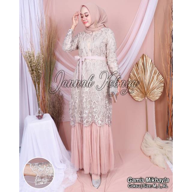 Gamis kebaya brokat