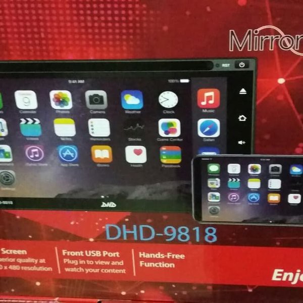 Terbaru           Head Unit Mirrorlink DHD 9818 MP4 DVD
