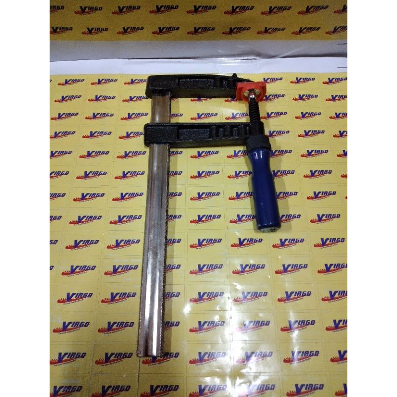F CLAMP KLEM KAYU ALAT PENJEPIT KAYU HEAVY DUTY KLEM F 120mm × 300mm 30CM
