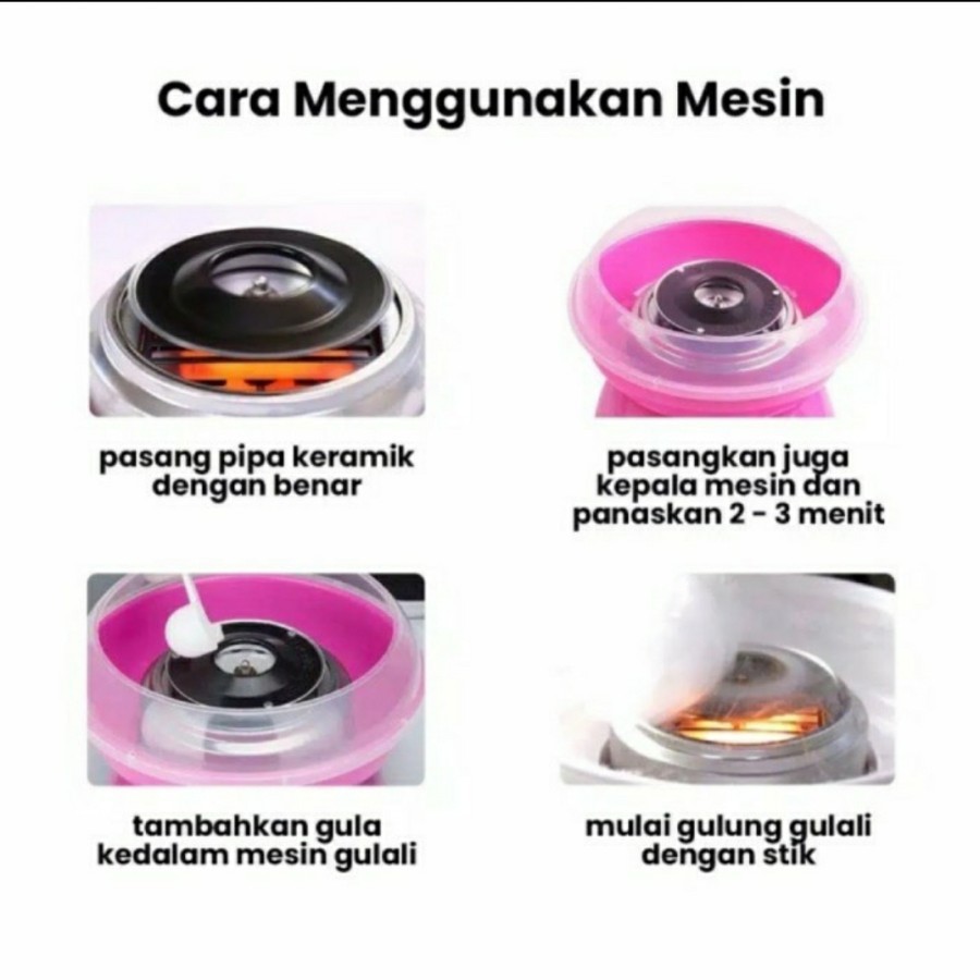 Cotton Candy Machine Maker Mini Mesin Gulali Kembang Gula Minimalis