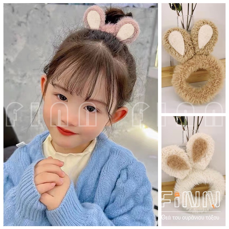 Scrunchie Rambut Wanita Kelinci Lucu Korean Aksesoris Import