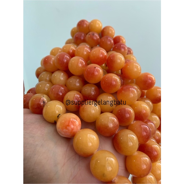 batu YAMAN SULAIMAN 16mm natural FIRESTONE batu perhiasan fashion akik