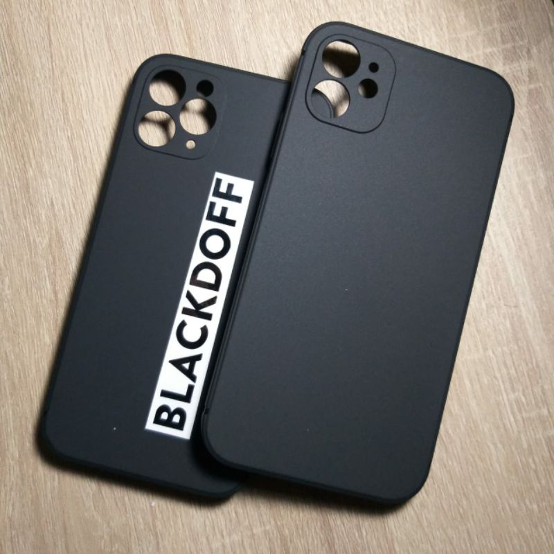 Case iPhone 11 Pro Max / 11 Pro & 11 BLACKDOFF Kotak Premuim Softcase Non Logo Model iPhone Kotak Sq