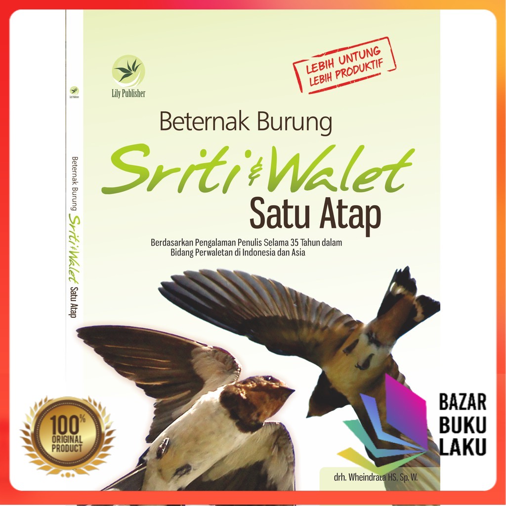 BUKU Beternak Burung Sriti dan Walet Satu Atap - Penerbit Andi