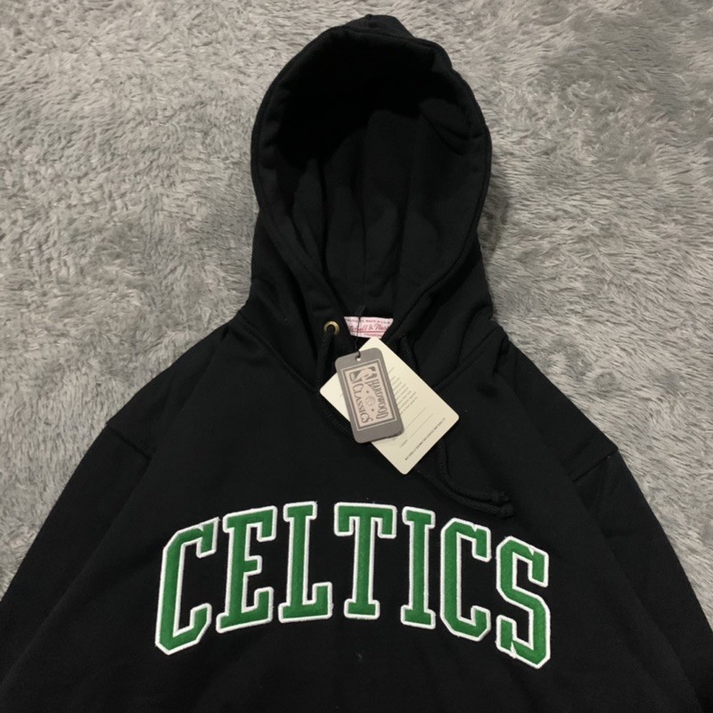 Sweater Hoodie NBA Celtics By Mitchell &amp; Ness Fulltag &amp; Lebel