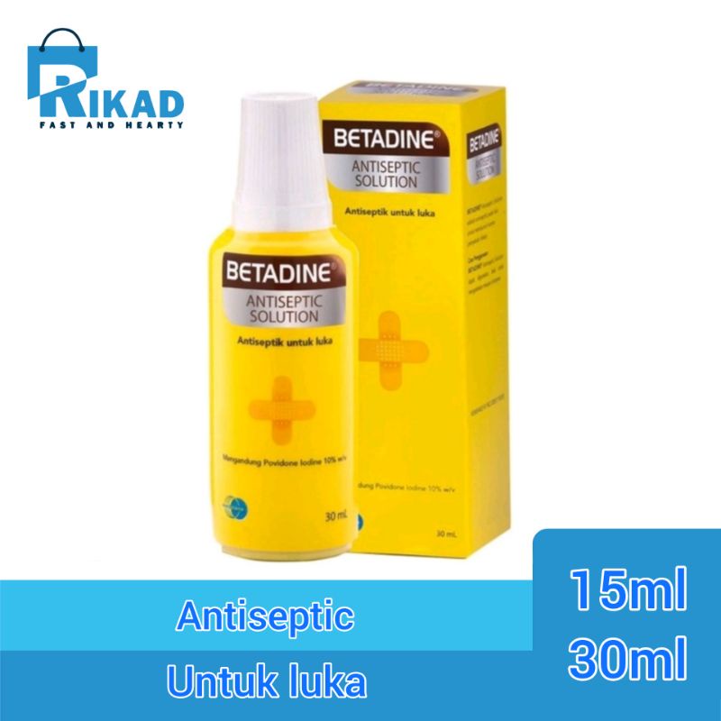 Betadine antiseptic solution - ointment 10g - Feminine 60ml - skin cleanser 100ml